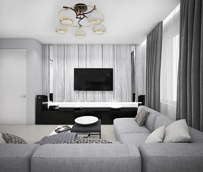 Люстра потолочная Brille в спальню E27 60W BK (LK-712S/5) - фото 4