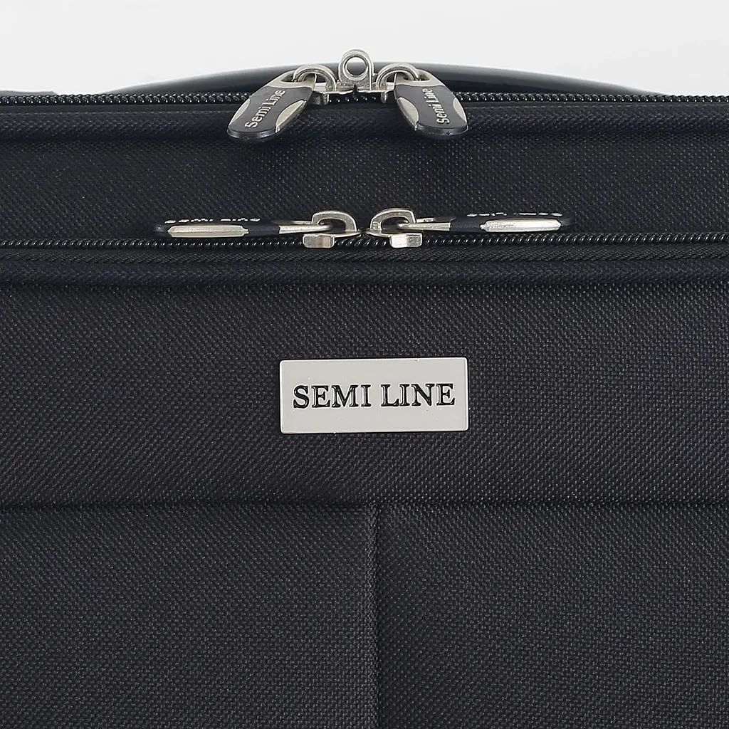 Валіза середня Semi Line 24 дюйми (M) дюйми (M) Polyester Black (T5753-3) - фото 7