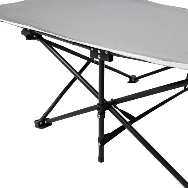 Ліжко розкладне туристичне Yiwu 185x60x50 см із сталевим каркасом розкладачка складна для дачі кемпінгу риболовлі SJ-0033G - фото 3