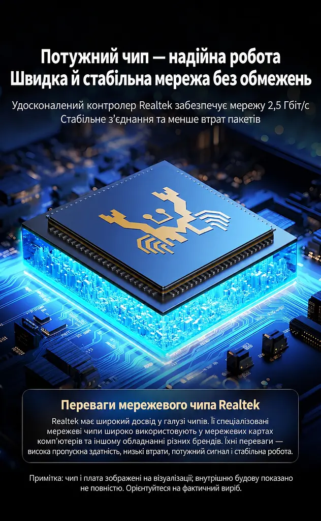 Дротовий Ethernet-адаптер UGREEN CM648 Вхідний штекер USB-C 3.1 Gen 1 та вихідний порт RJ45 Швидкість підключення до 2,5 Гбіт/с Для 2,5 Гбіт/с потрібні мережевий кабель Cat 6 або вище та підтримка 2.5G усіма пристроями тракту Для роботи потрібен USB-C-порт із передаванням даних Сумісний із Windows macOS Linux та iOS Підтримка Wake-on-LAN Алюмінієвий корпус для відведення тепла Чип RTL8156BG Вбудований кабель USB-C довжиною 15 см космічний сірий (25052) - фото 9