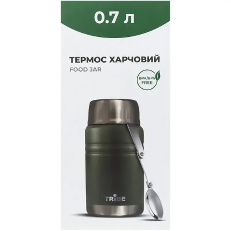 Термос Tribe Food Jar харчовий 0,7 л olive (T-DE-0023-olive) - фото 4