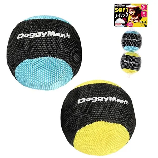 М'яч DoggyMan Soft Ball S для собак, набір 2 шт., Ø6 см, наповнювач EVA в асортименті