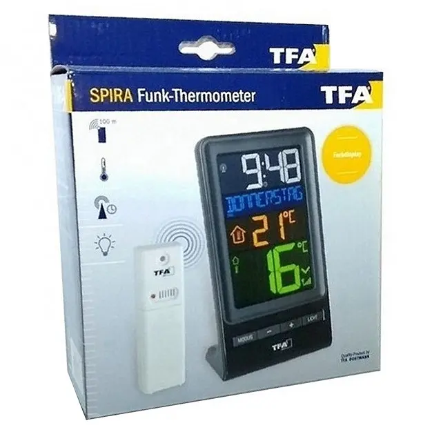 Термометр с радиодатчиком TFA Spira 30306401 - фото 9