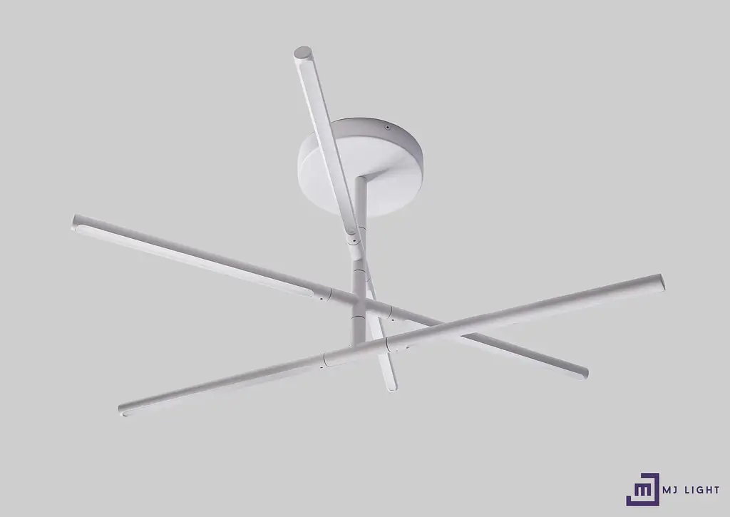 Потолочная люстра MJ-Light KONO 36W 3200K WH 15002 - фото 2