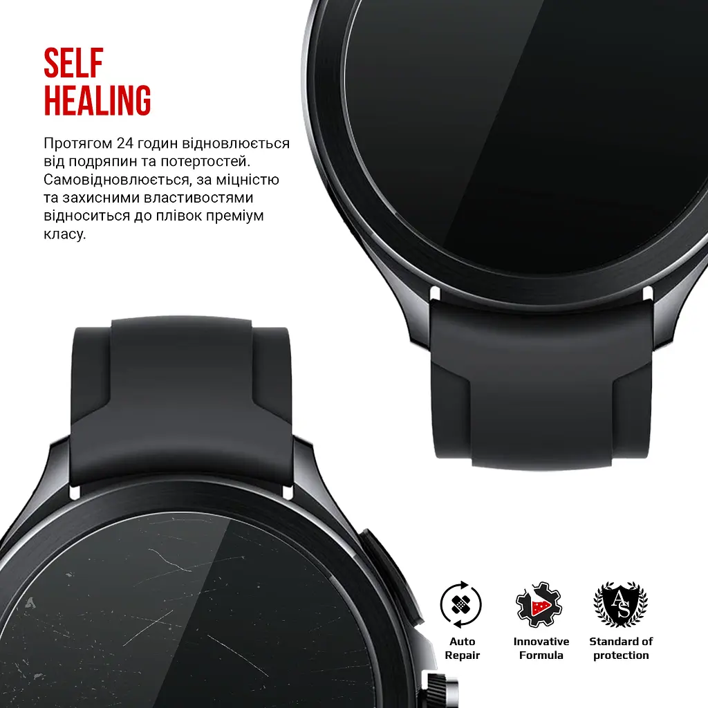 Гідрогелева плівка на годинники Xiaomi Watch 2 Pro ArmorStandart захисна плівка для смарт годинників прозора (ARM73621) - фото 3