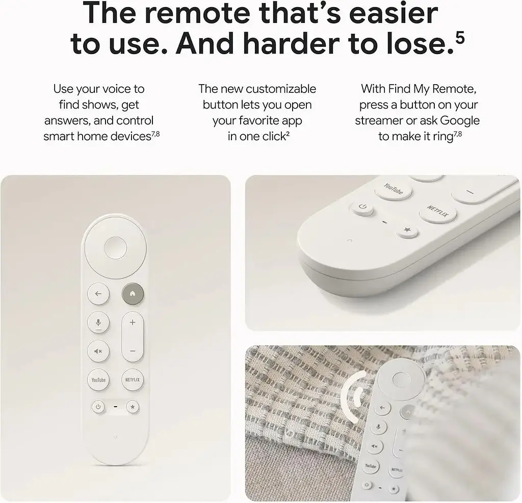 Смарт ТВ Google TV Streamer 4K Porcelain - фото 8