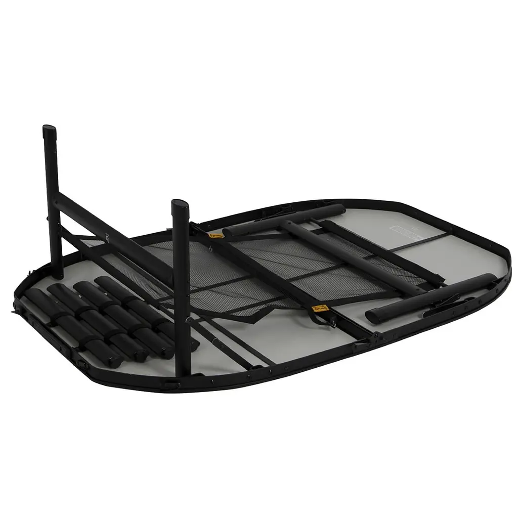 Стіл Bo-Camp Northgate Oval 120x80 cm Black/Grey (1404187) - фото 5