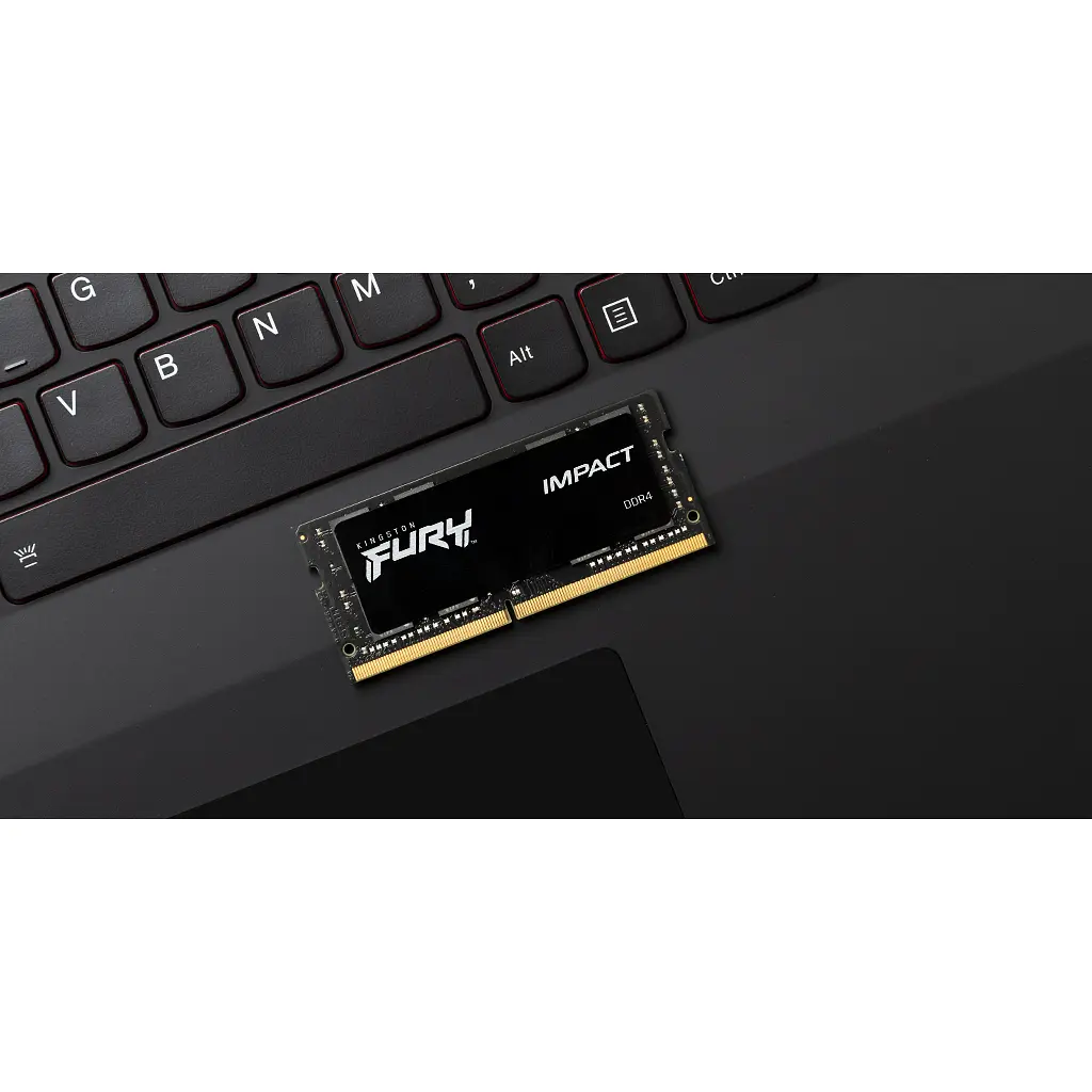 Модуль пам'яті для ноутбука SoDIMM DDR4 32GB (2x16GB) 3200 MHz Impact Kingston Fury (ex.HyperX) (KF432S20IBK2/32) - фото 4