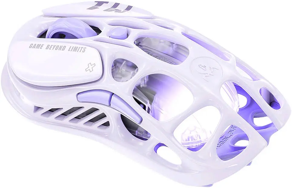 GravaStar Миша Mercury M1 Pro, magnesium alloy body, BT/WL/USB-A, RGB, Lavender Purple - фото 6