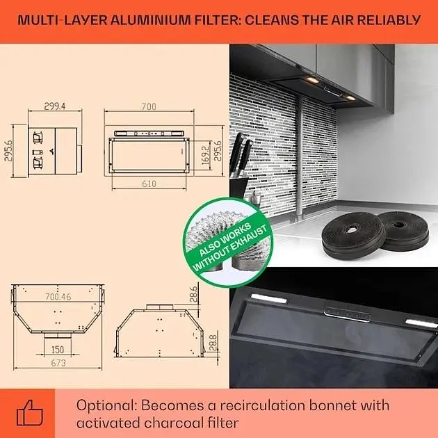 Вытяжка Klarstein Camila 397 м³/час (10041347) - фото 5