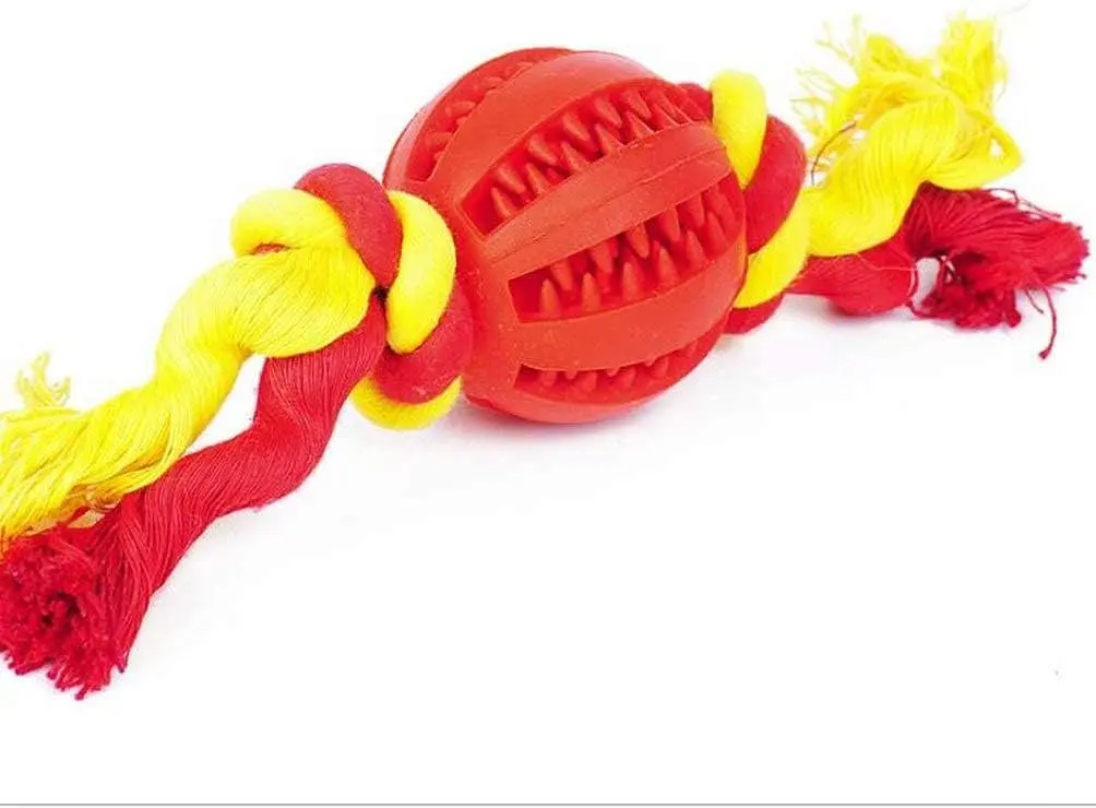 Іграшка для собак Derby Rubber Dog Chew Toy with Rope - фото 3