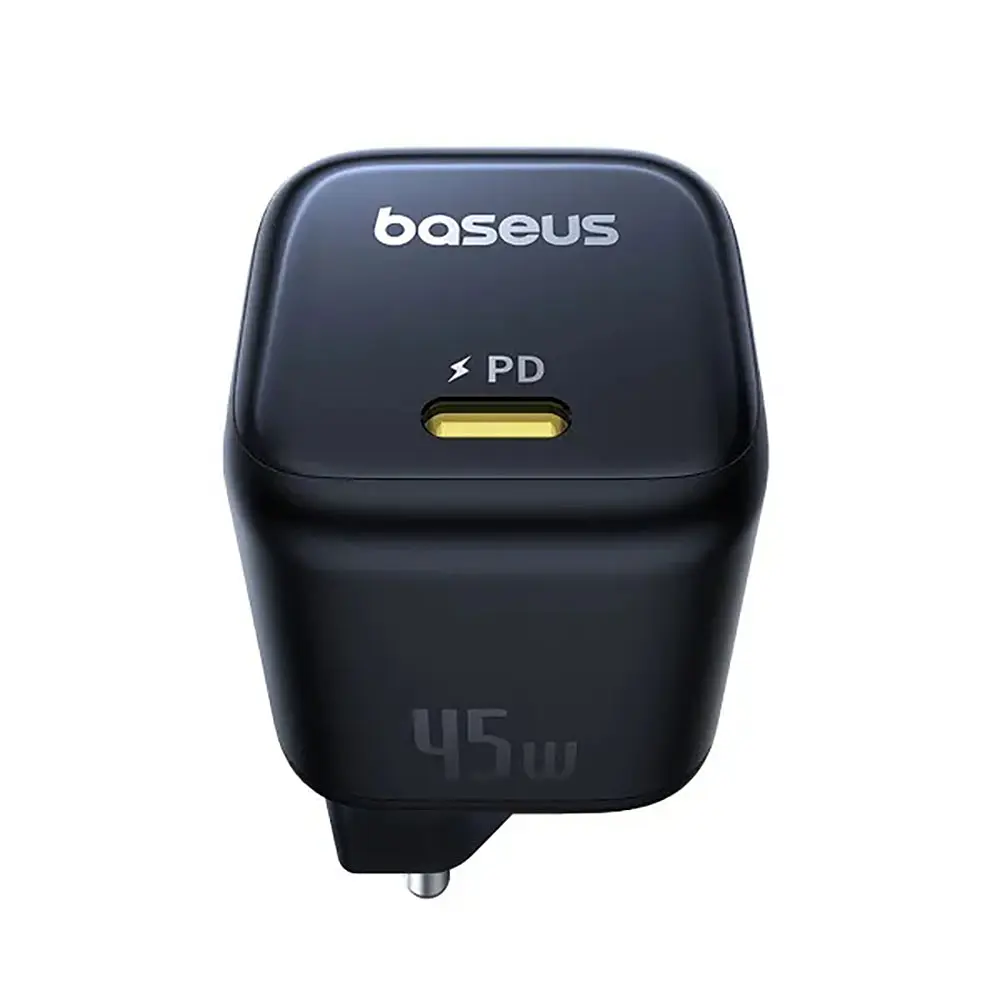 Мережевий зарядний пристрій Baseus PicoGo GaN Fast Charger 1C 45W EU Cosmic Black (P10176800123-00) - фото 5