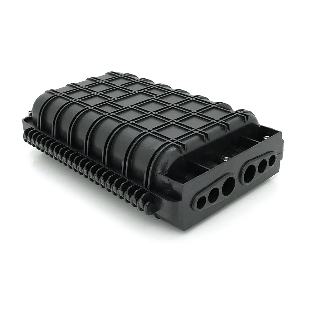 Муфта оптична Merlion ML-OP-F005-24C, герметична, 6 вводів, до 4-х касет, до 24 зварок, матеріал PP/PC - фото 2