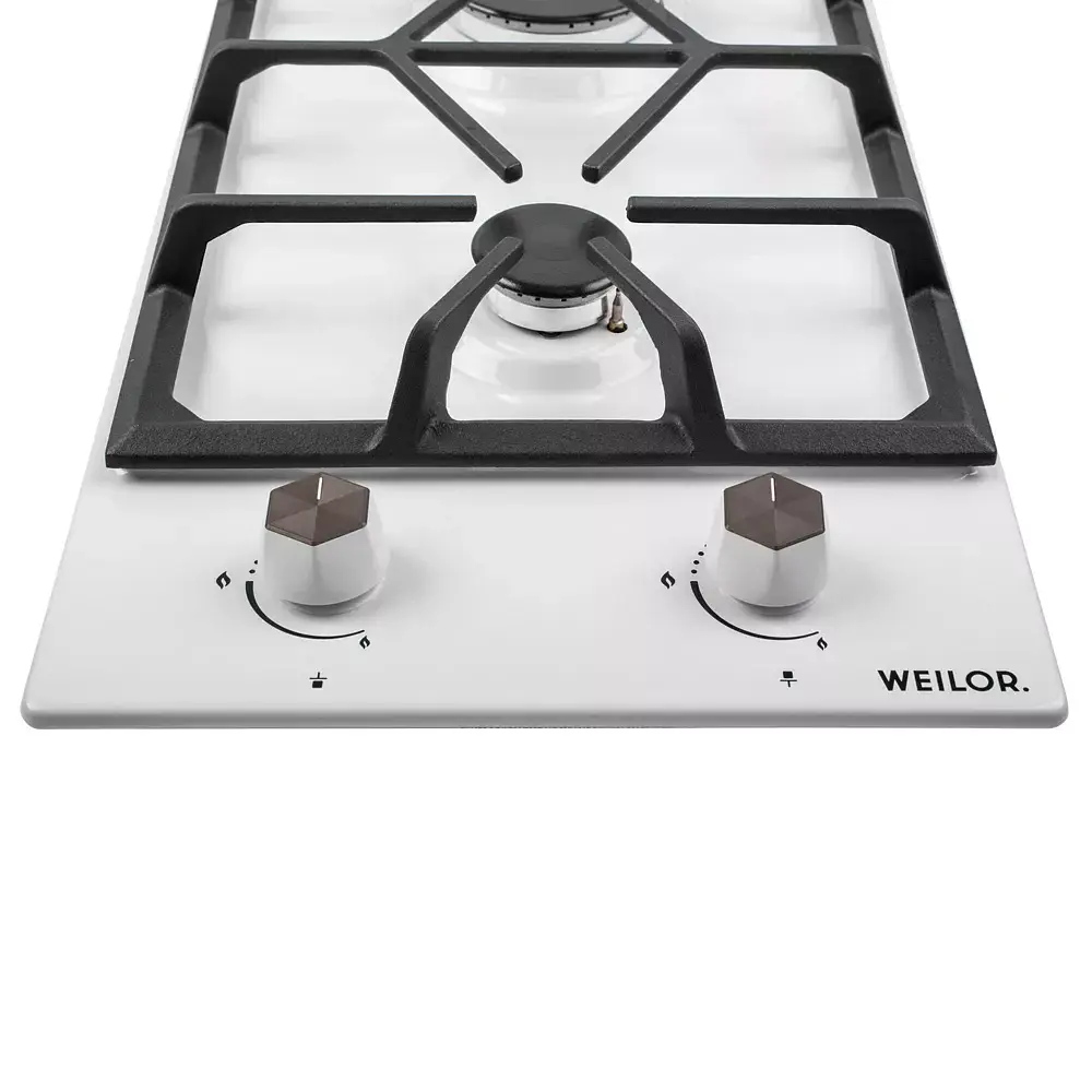 Поверхня газова Domino на металі Weilor GM 304 WH - фото 5