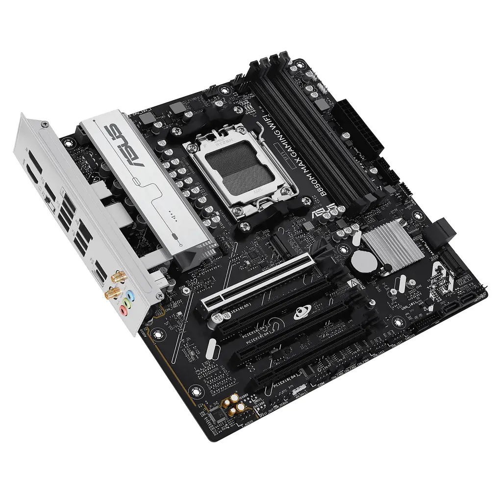 Материнcька плата B850M MAX GAMING WIFI sAM5 B850 4xDDR5 M.2 HDMI DP Wi-Fi BT mATX Asus teh0019081 - фото 4