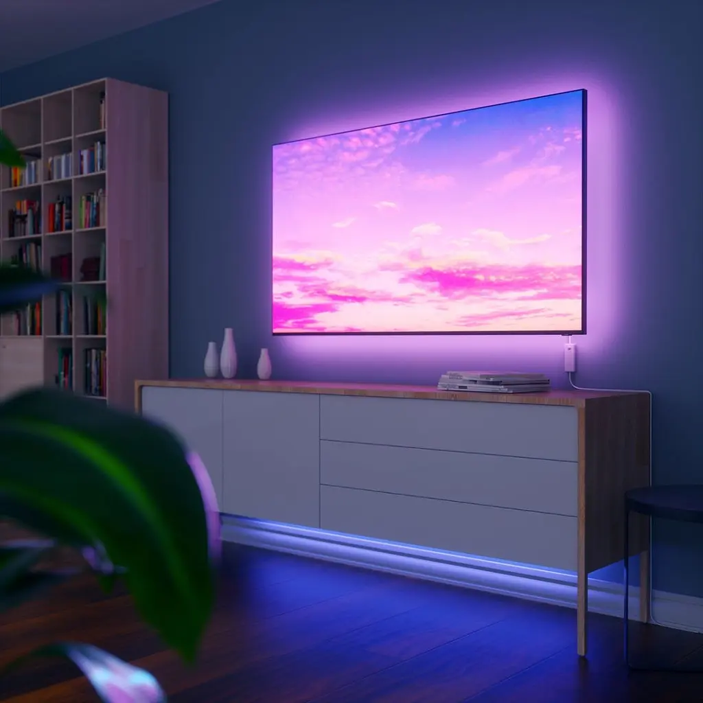 Светодиодная лента Nanoleaf Essentials Lightstrip Expansion 1м [80720] - фото 9