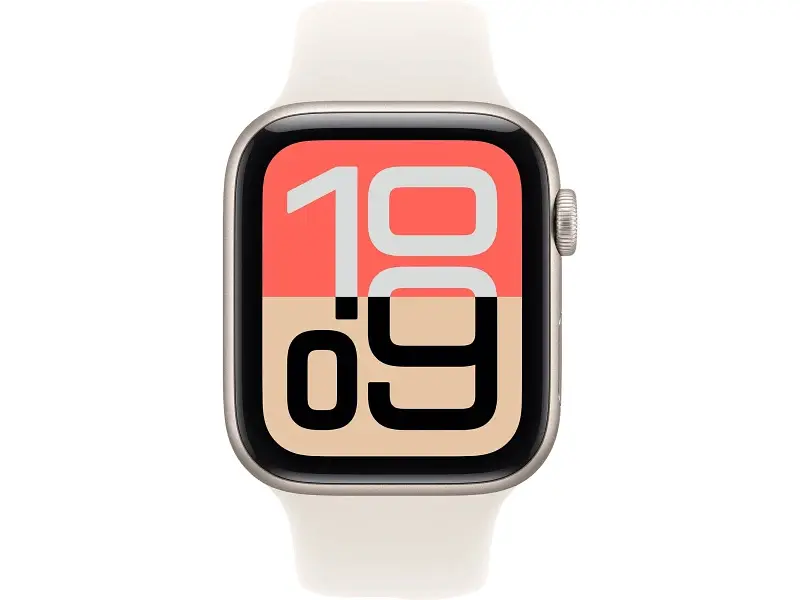 Смарт-годинник Apple Watch SE 3 GPS 44mm Starlight Alu. Case w. Starlight S. Band - S/M (MEHG4) - фото 2