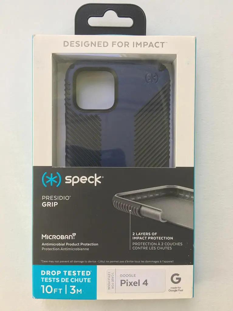 Чохол протиударний з антимікробним покриттям Speck Presidio Grip для Google Pixel 4 Coastal Blue - фото 10