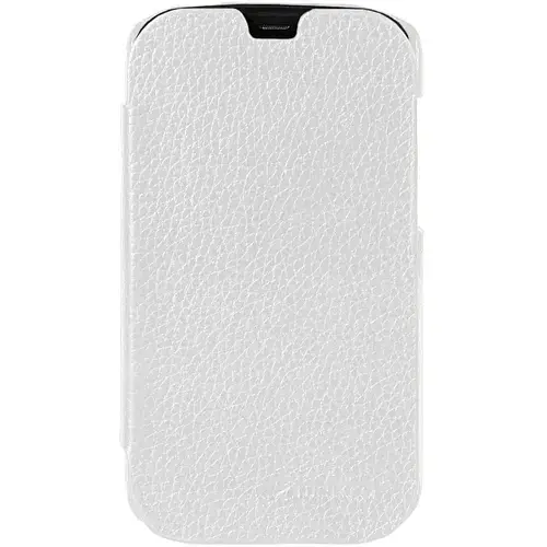 Чохол-книжка Melkco для Htc Desire V шкіряний білий - фото 2