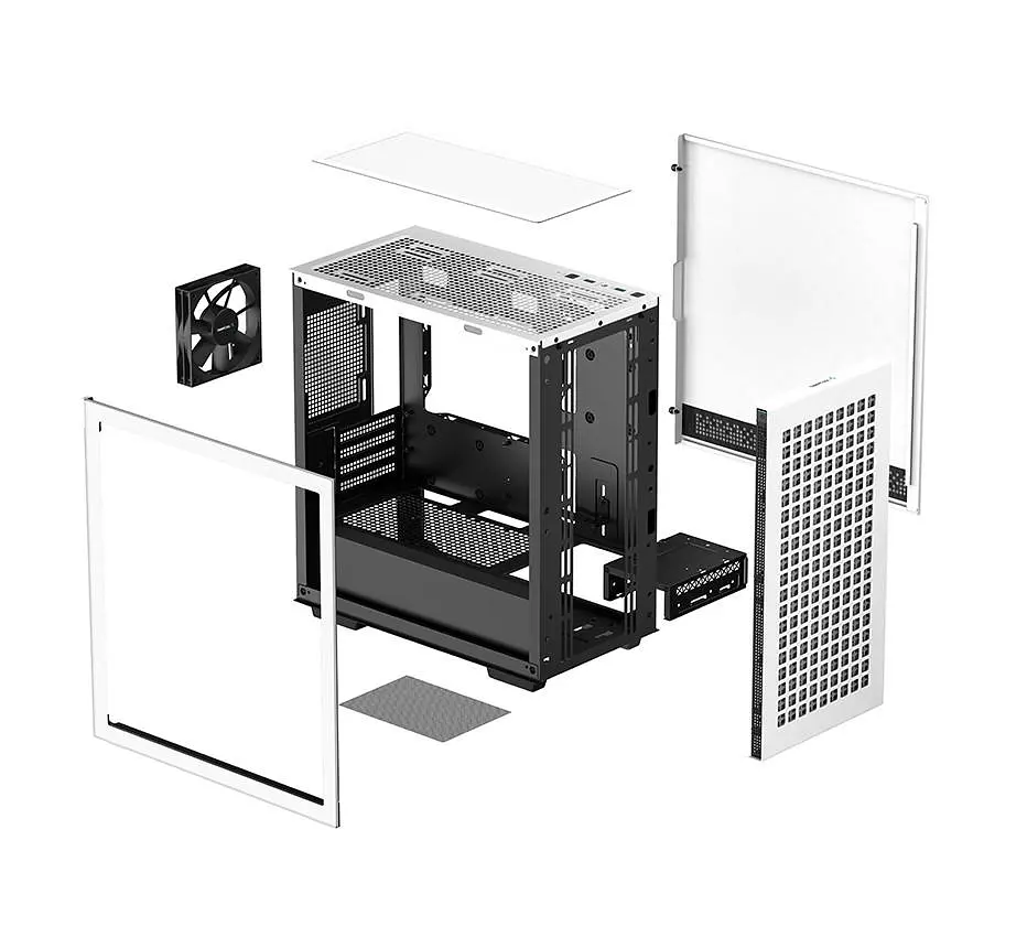 Корпус Deepcool CH370 White (R-CH370-WHNAM1-G-1) - фото 11