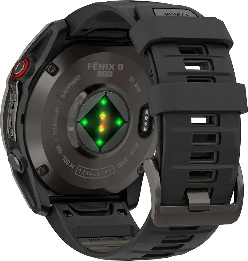 Смарт-годинник Garmin Fenix 8 Pro 51 mm AMOLED Carbon Gray DLC Titanium with Black/Pebble Gray (010-03199-00/01) - фото 4
