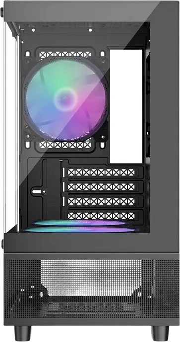 Корпус 1stPlayer Mi2-A-BK-2F7R-1F7 ARGB Black - фото 2