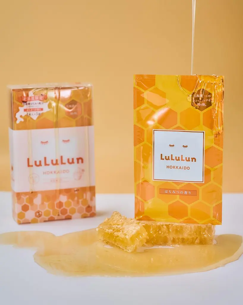 LULULUN Premium Face Mask Hokkaido Honey відновлююча маска з натуральним медом, 1 шт - фото 3