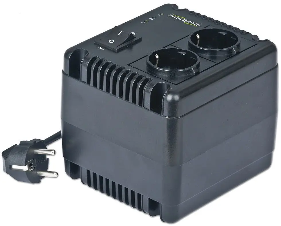 Стабілізатор EnerGenie EG-AVR-1001, 220 В, 1000 ВА - фото 2