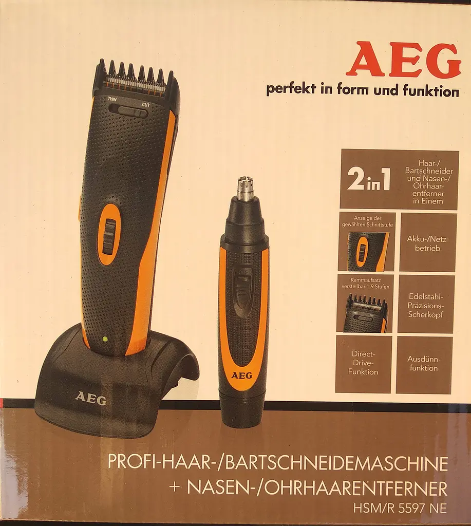 Машинка для стрижки + тример AEG HSM/R 5597 - фото 3