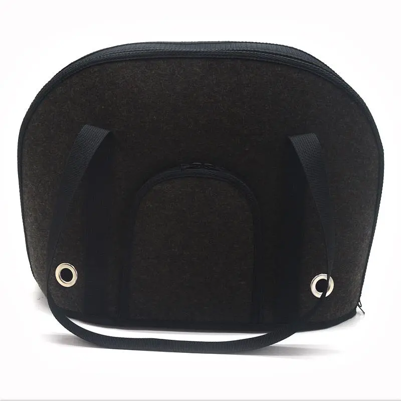 Сумка переноска Zoo-hunt Остин для кошек и малых пород собак №0 22х34х27 см коричневая - фото 5