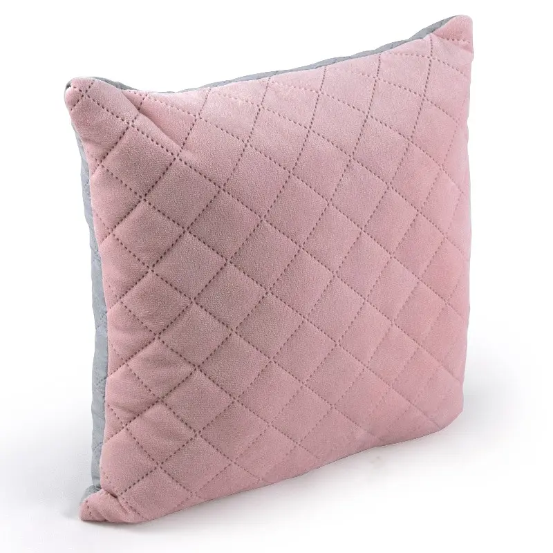 Подушка декоративная Руно Pink and Grey ромб 40 х 40 см (311.55 Pink and Grey ромб) - фото 2