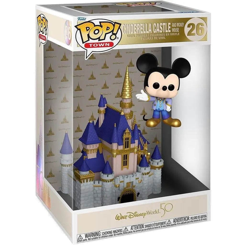 Фігурка Funko Pop Фанко поп Cinderella Castle and Mickey Disney Замок Попелюшки та Міккі Дісней 20 см CC M D 26 - фото 3