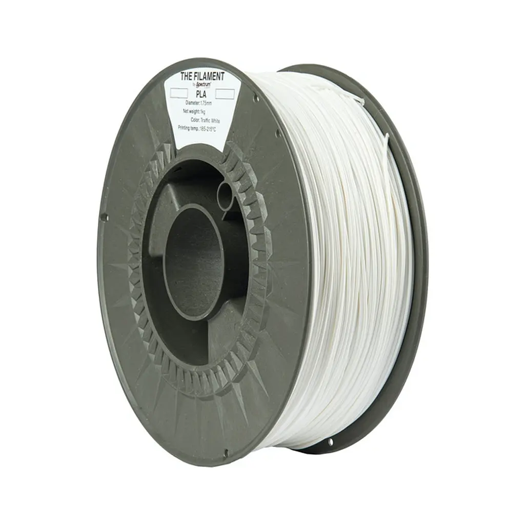 Пластик для 3D-принтера The Filament PLA 1.75mm 1kg WHITE, TRAFFIC (TF-24001)