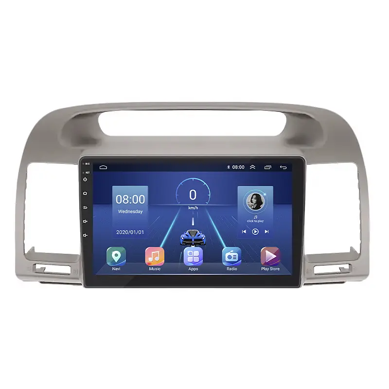 Автомагнітола штатна Toyota Camry V30 2006-2007 9 Android 10.1 4/32 чорний XPRO (MER-14127_5649) - фото 3