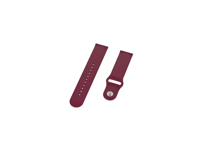 Ремінець BeCover Sport Band Dark Red for Xiaomi iMi KW66 / Mi Watch Color / Haylou LS01 / Haylou LS02 (706349) - фото 3