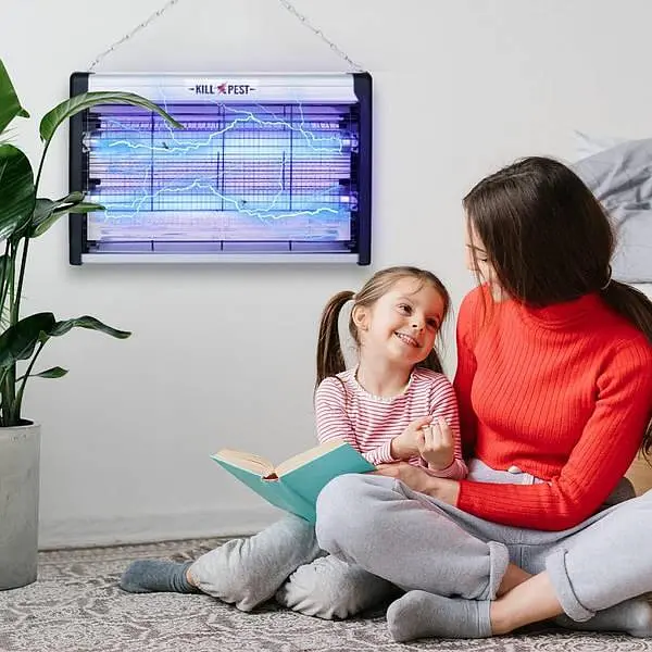 Лампа антимоскітна Led 12W Insect Killer, електроловушка для мух і комарів - фото 3