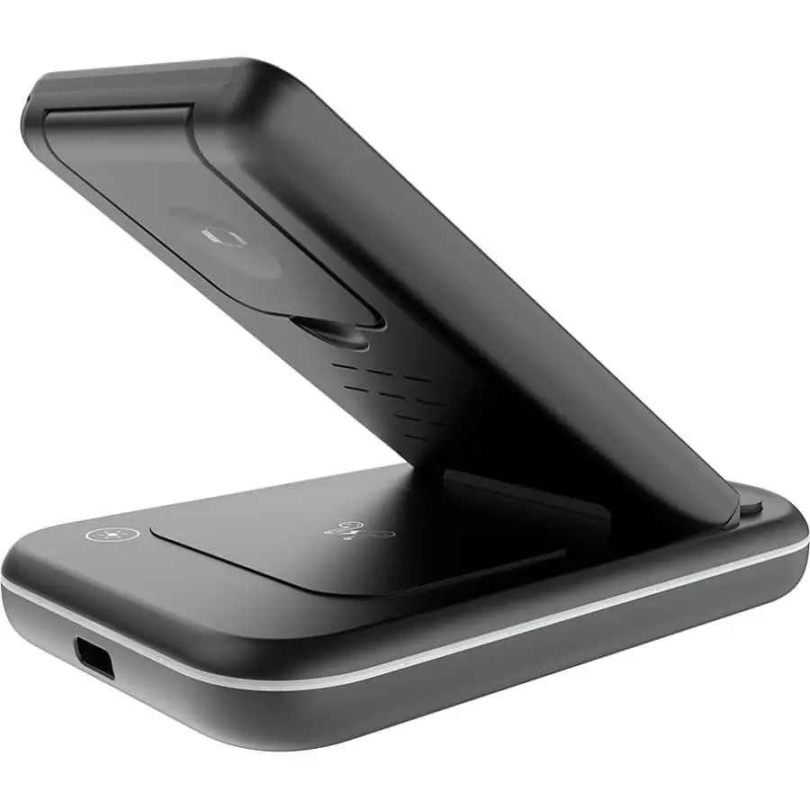 Зарядний пристрій Canyon WS-304 3 в 1 QI Black (CNS-WCS304B) - фото 3