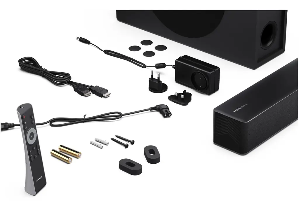 Саундбар SHARP HTSBW-310 330W Dolby, DTS Black - фото 8