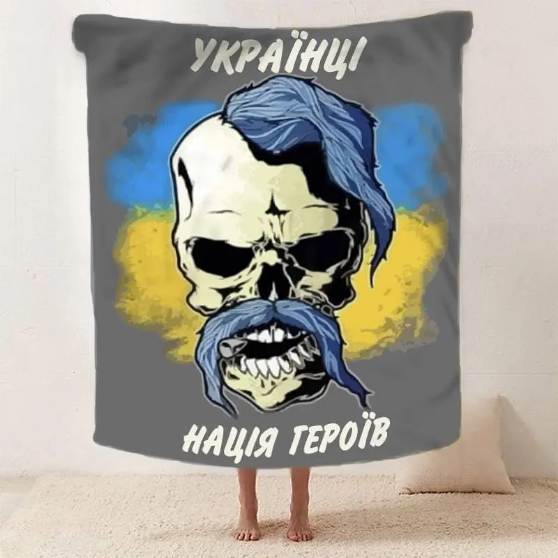 Плед патриотический 3D Нация Героев 2564_B 12018 135х160 см - фото 2