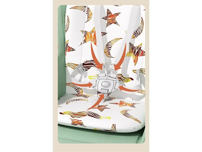 Стільчик-шезлонг для годування 2 в 1 Kidilo BabyChair Z901 Grey - фото 3