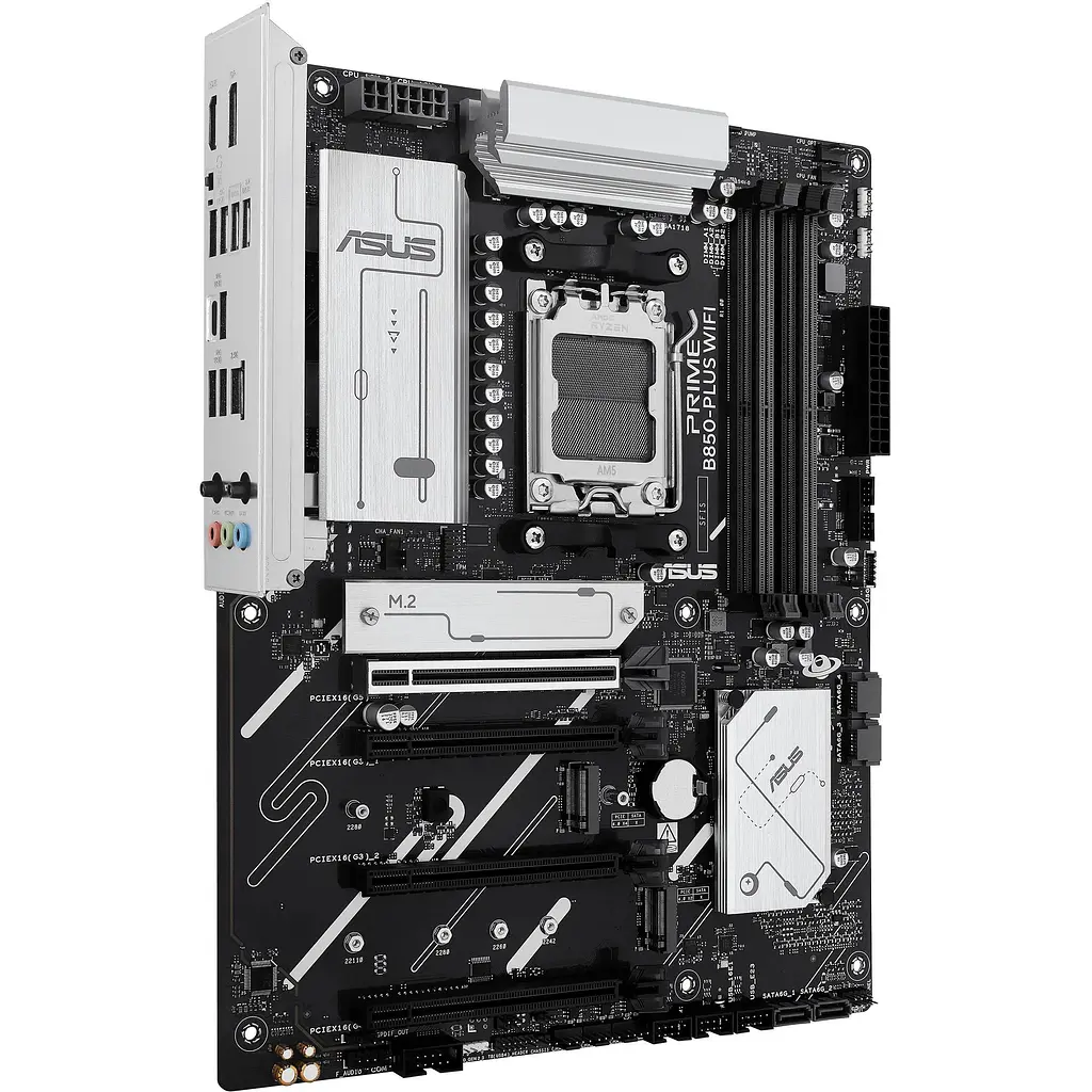 Материнська плата Asus Prime B850-PLUS WIFI sAM5 B850 4xDDR5 M.2 HDMI DP WiFi BT ATX - фото 2