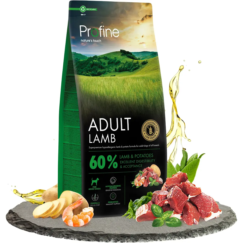 Сухой корм для собак Profine Lamb and Potatoes с ягнятиной и картофелем 12 кг - фото 2