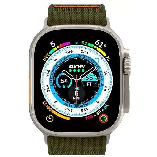Ремінець Spigen Lite Fit Ultra Khaki для Apple Watch 49mm/45mm/44mm (AMP05985) - фото 4