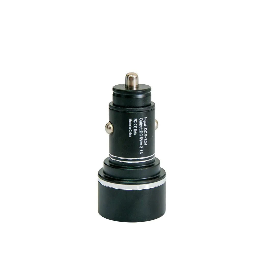 Автомобильное зарядное устройство HZ HC7 3.1A 12/24V usb зарядка в авто автозарядка - фото 5