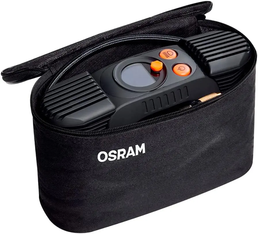 Компресор автомобільний двопоршневий OSRAM OTI830 12В 180W, LED дисплей, автостоп - фото 3