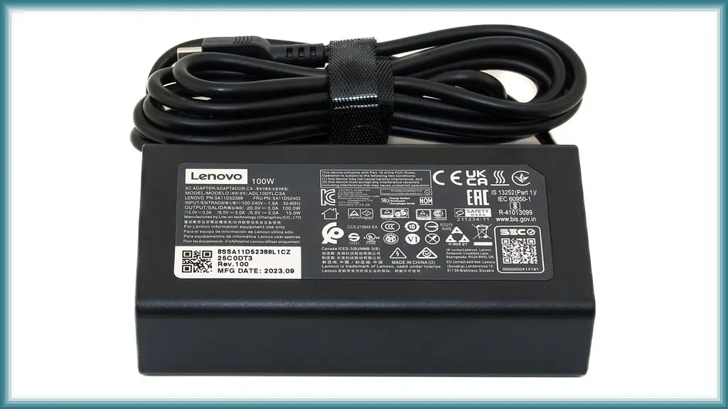 Блок живлення для ноутбука Lenovo 20V 5A роз'єм USB Type-C ORG - фото 3