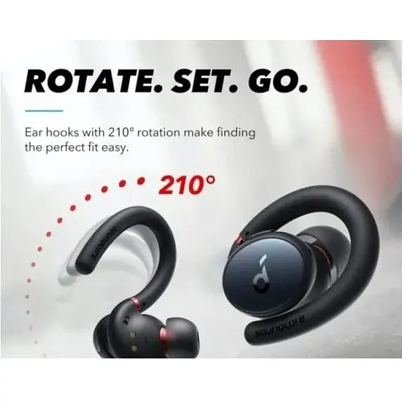 Наушники беспроводные Anker SoundCore Sport X10 TWS черные (A3961G11) - фото 9