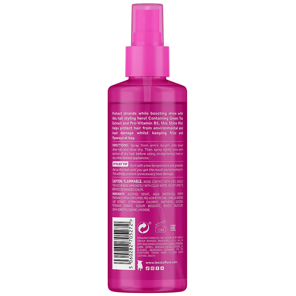 Спрей для волосся Lee Stafford Original Heat Protection Shine Mist термозахисний 200 мл - фото 2