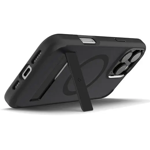 Прозорий чохол Spigen Ultra Hybrid S (MagFit) Frost Black для iPhone 16 Pro (ACS08379) - фото 4