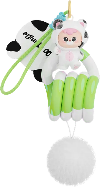 Колекційна фігурка з кільцем Tangle x diudiu baby Abebe Bear Blind Box (HWTANGLEDDP01) - фото 5